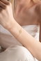 Heliophilia Silver Pulsera de Plata de Ley 925 con Recubrimiento de Oro y Circón